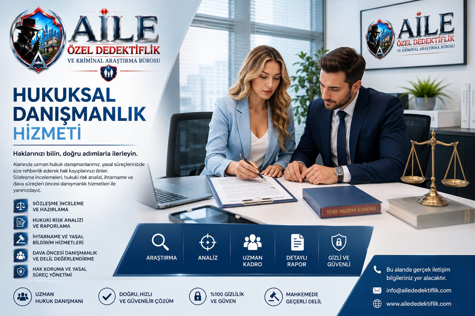 1. Hukuksal Danışmanlık Nedir? Avukat ve Özel Dedektif Desteği Ne Zaman Gerekir?