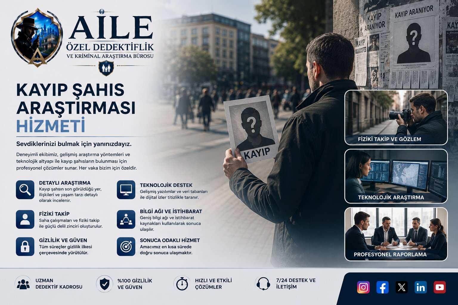 1. Kayıp Şahıs Nasıl Bulunur? Profesyonel Araştırma Süreci Nasıl İşler?