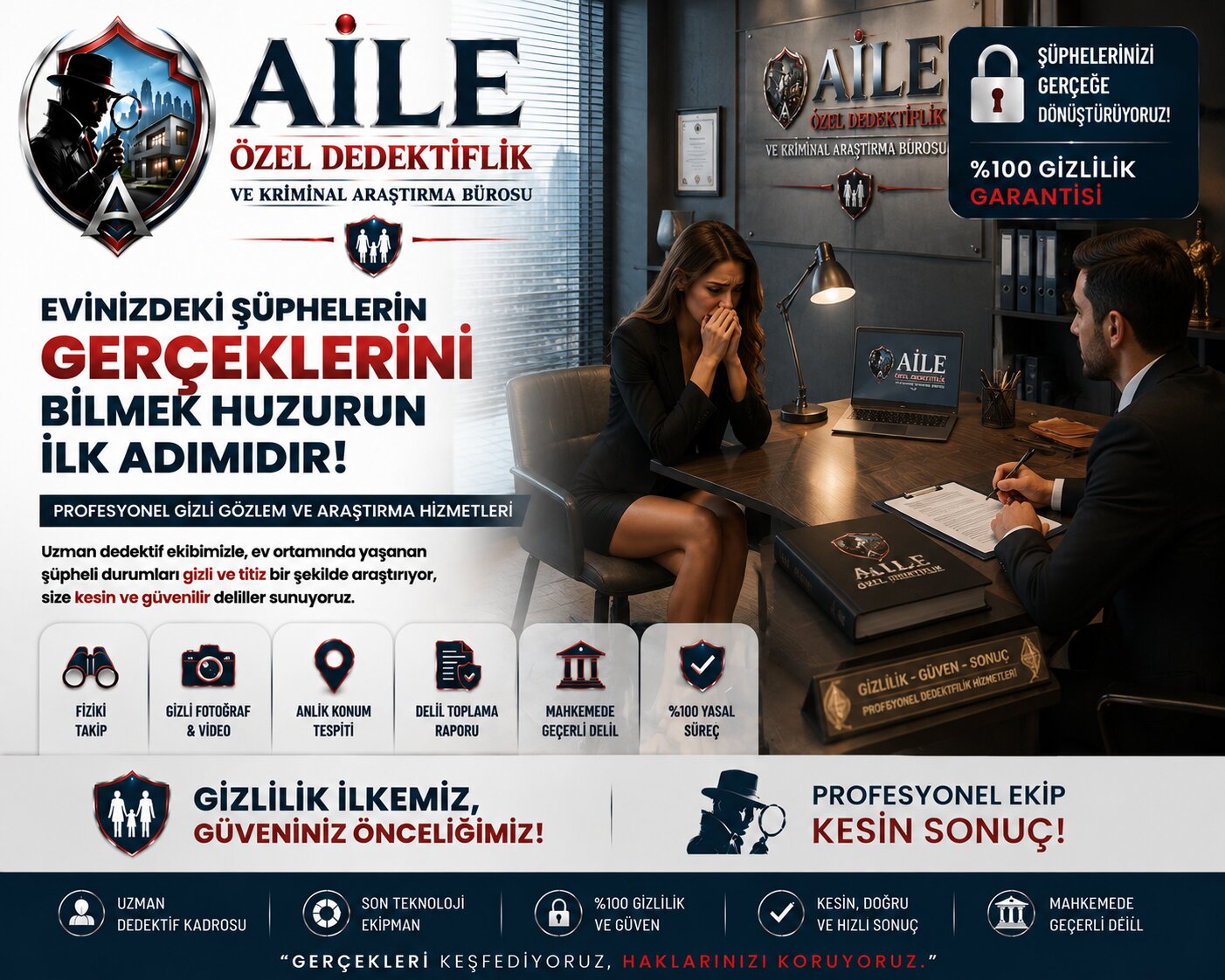 İstanbul'un 39 İlçesinde Tehdit ve Şantaj İçin Özel Dedektiflik Hizmeti