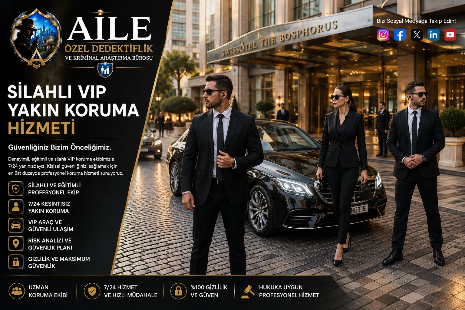 12. 7/24 VIP Koruma Hizmeti Neleri Kapsar? Günlük Yaşamda Güvenlik Planlaması