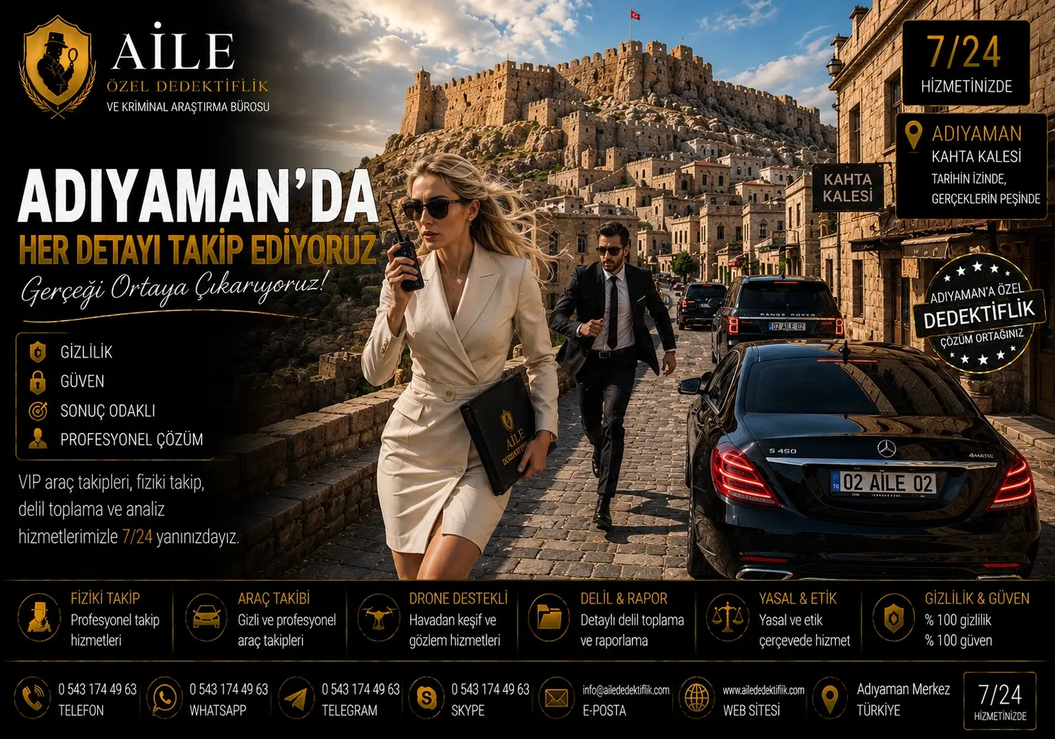 Adıyaman Özel Dedektif | Aile Özel Dedektiflik ve Kriminal Araştırma Bürosu