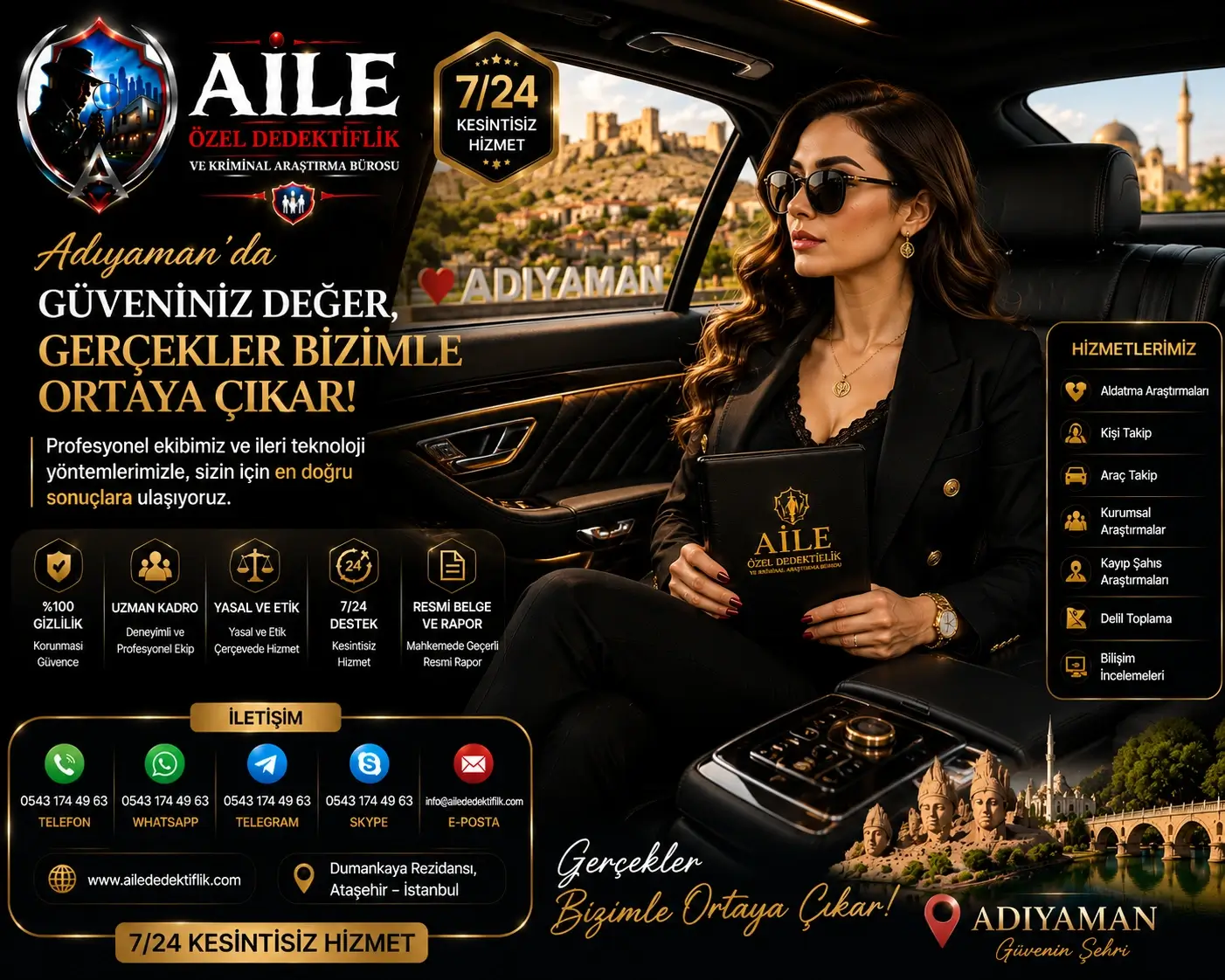 Adıyaman Personel, Şirket ve Ortak Araştırması | Kurumsal Özel Dedektiflik