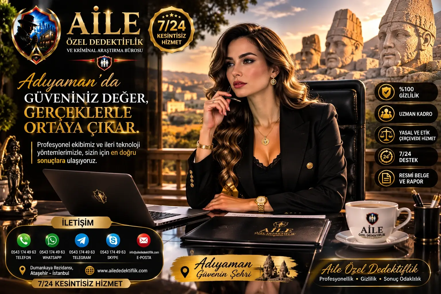 📍 ADIYAMAN BÖLGESİ ÖZEL DEDEKTİFLİK SIKÇA SORULAN SORULAR (SSS)