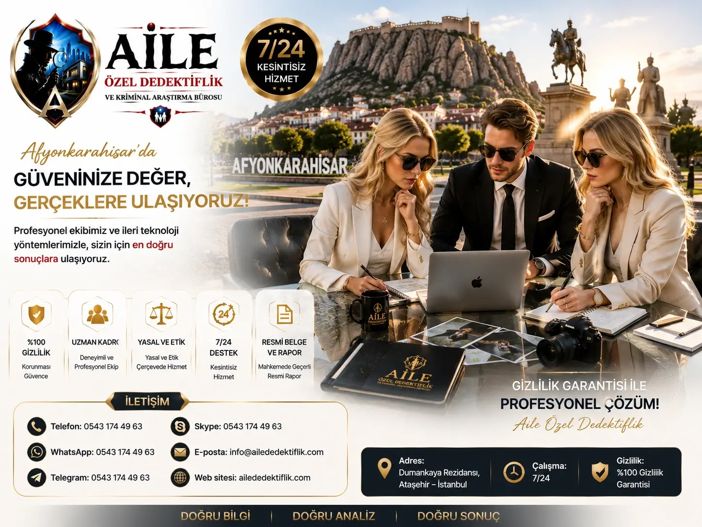 1. AFYONKARAHİSAR'da Özel Dedektif Arayanlar İçin Profesyonel Araştırma Hizmetleri