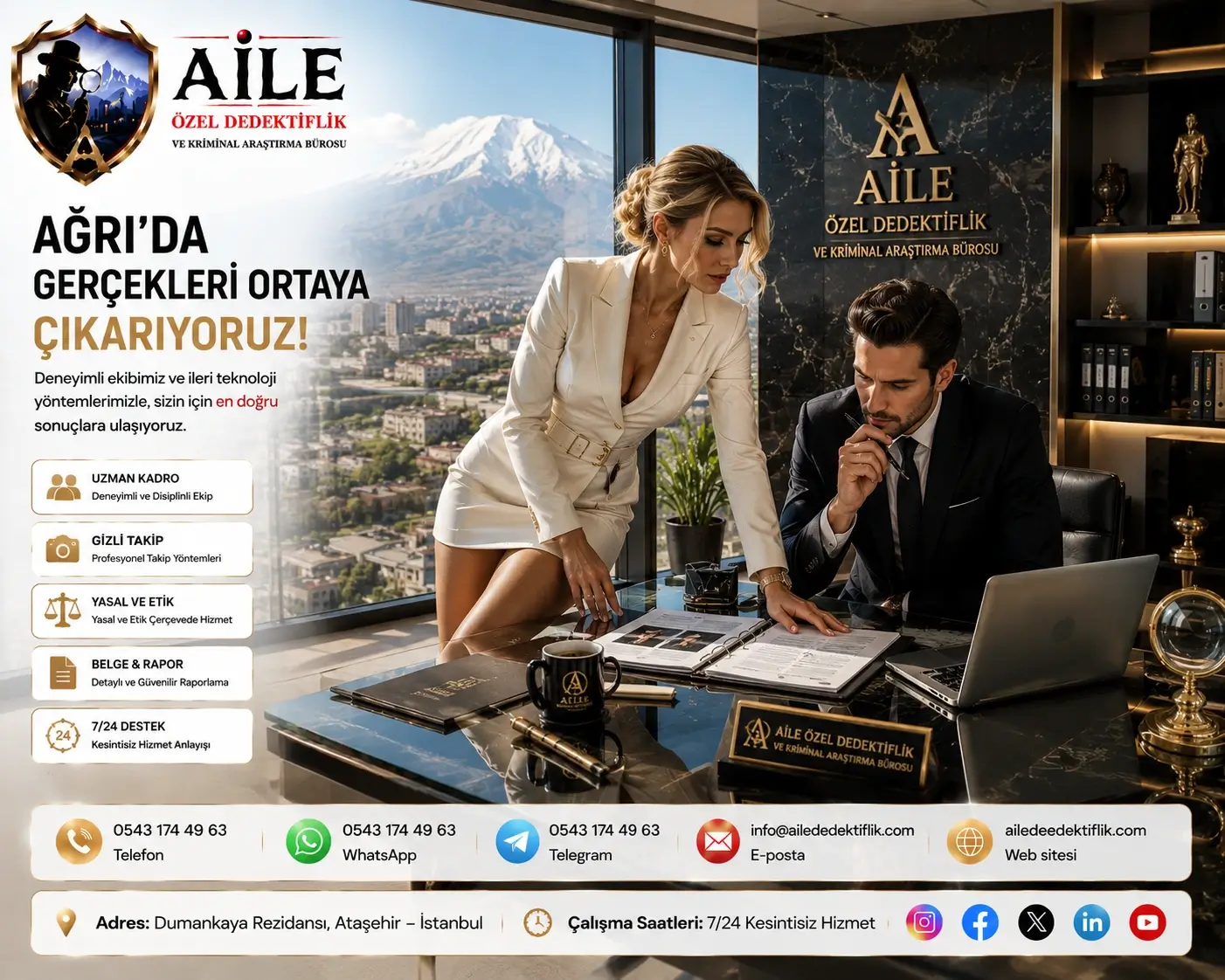 12. AĞRI'da Dedektiflik Hizmeti Arayanların Merak Ettiği Konular