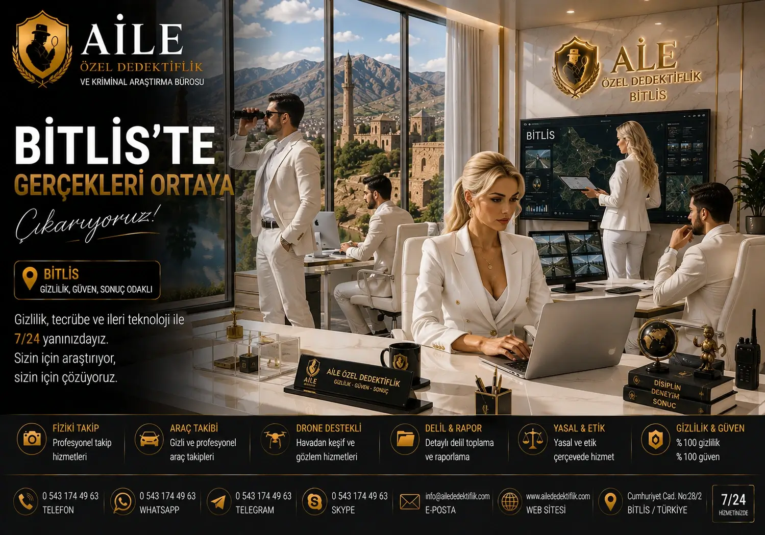 1. Bitlis Özel Dedektiflik ve Kriminal Araştırma Hizmetleri | Aile Özel Dedektiflik