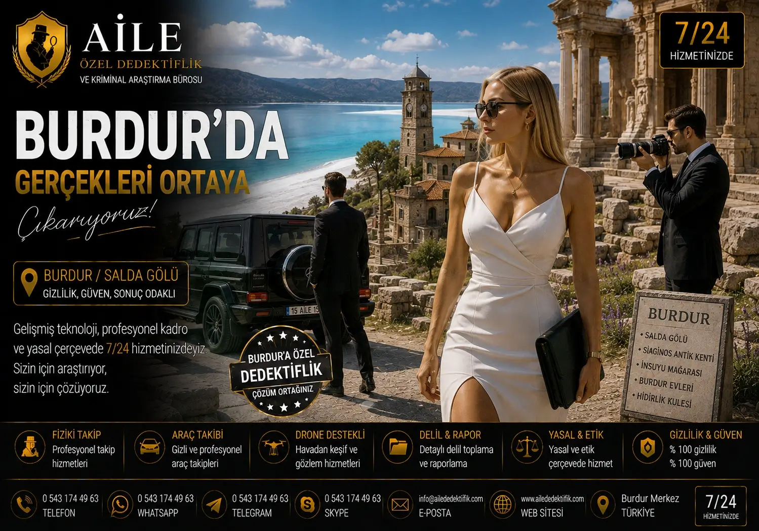 1. Burdur Özel Dedektiflik Hizmetleri | Aile Özel Dedektiflik ve Kriminal Araştırma Bürosu