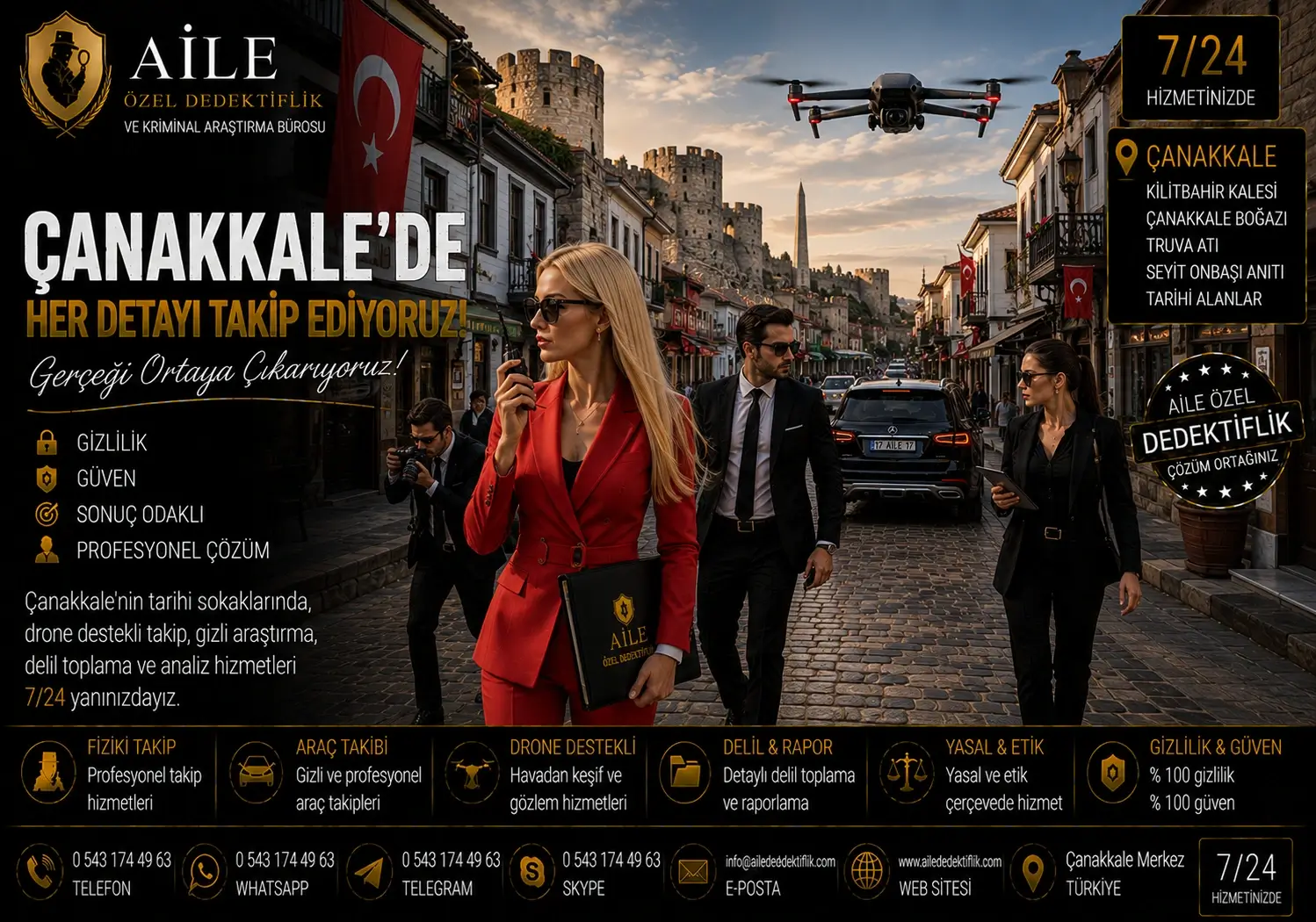 Çanakkale'de Personel, İş Ortağı ve Şirket Araştırmaları