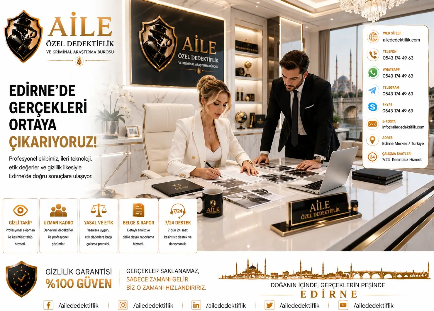 💍 4. EDİRNE Evlilik Öncesi Araştırma | Keşan, Uzunköprü ve Edirne Merkez’de Güvenilirlik Araştırması