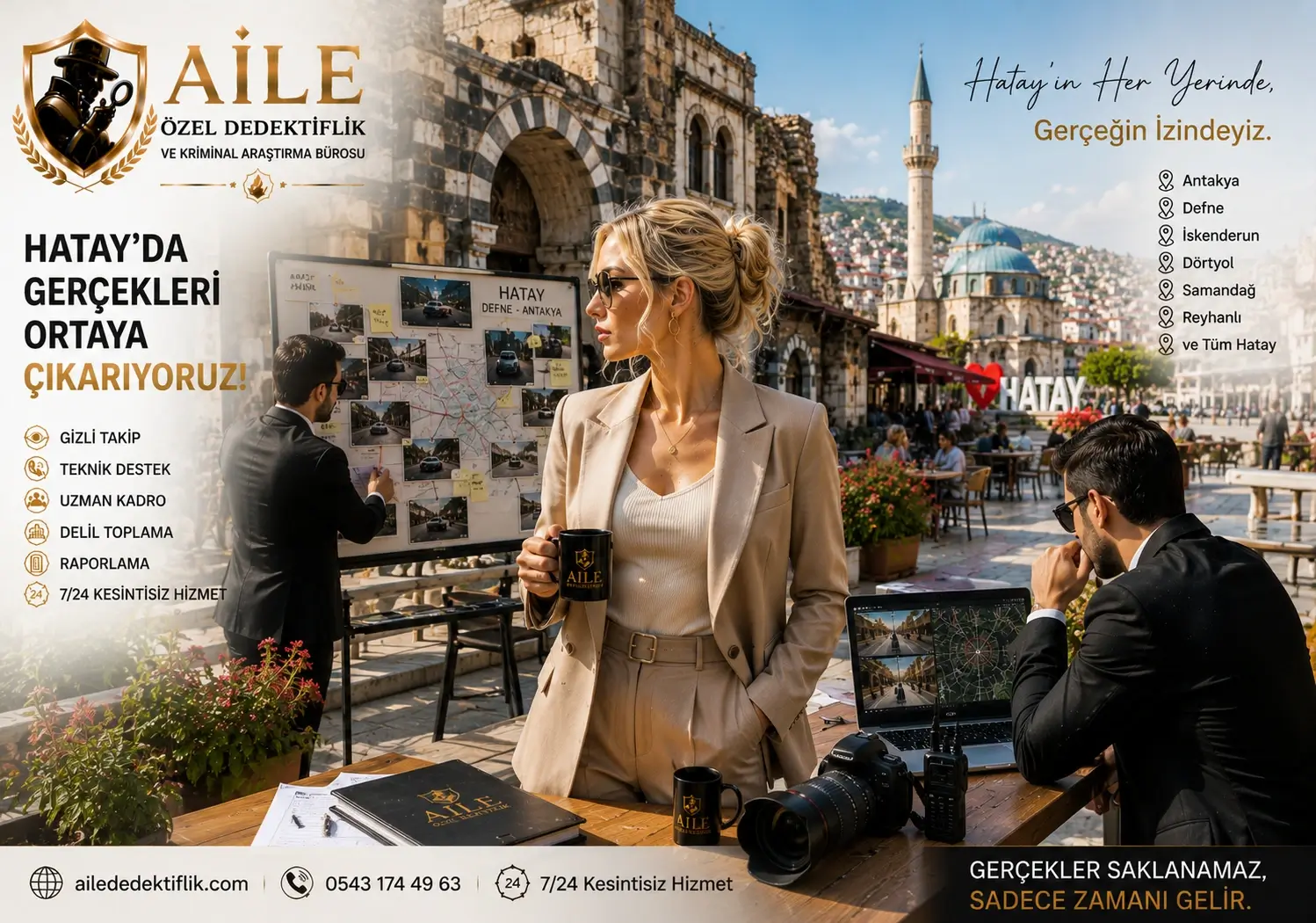 🏛️ 1. HATAY Özel Dedektiflik Bürosu | Önemli Bir Sorunun Cevabını Arayanlar İçin Profesyonel Araştırma Süreci