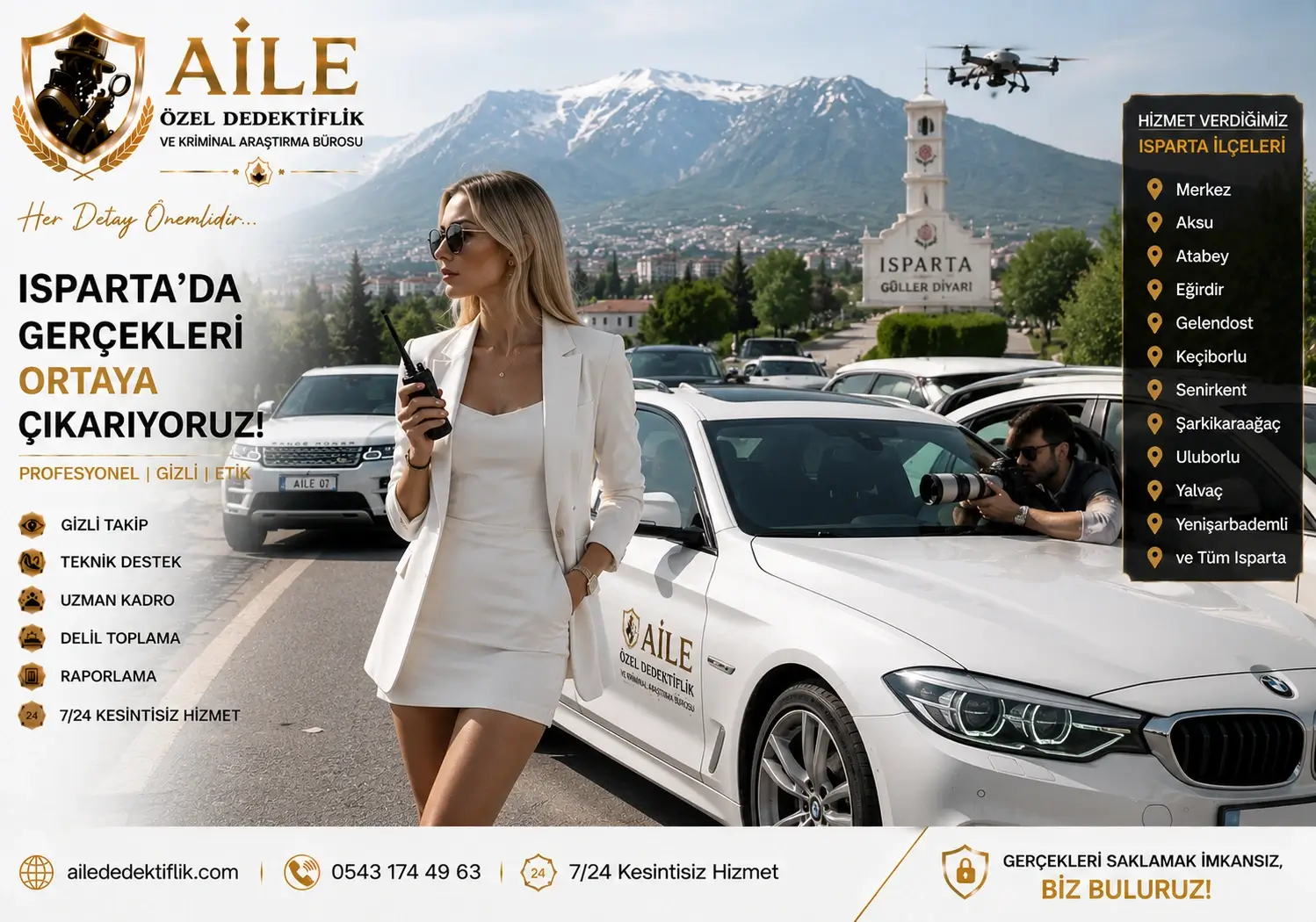 🏛️ 1. ISPARTA Özel Dedektiflik Bürosu | Bir Araştırmanın İlk Görüşmeden Sonuçlandırılmasına Kadar İzlediği Yol