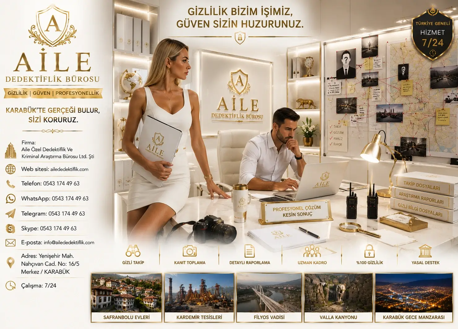 Türkiye’de Özel Dedektiflik Alanında İncelenebilecek Diğer Kurumsal Web Siteleri