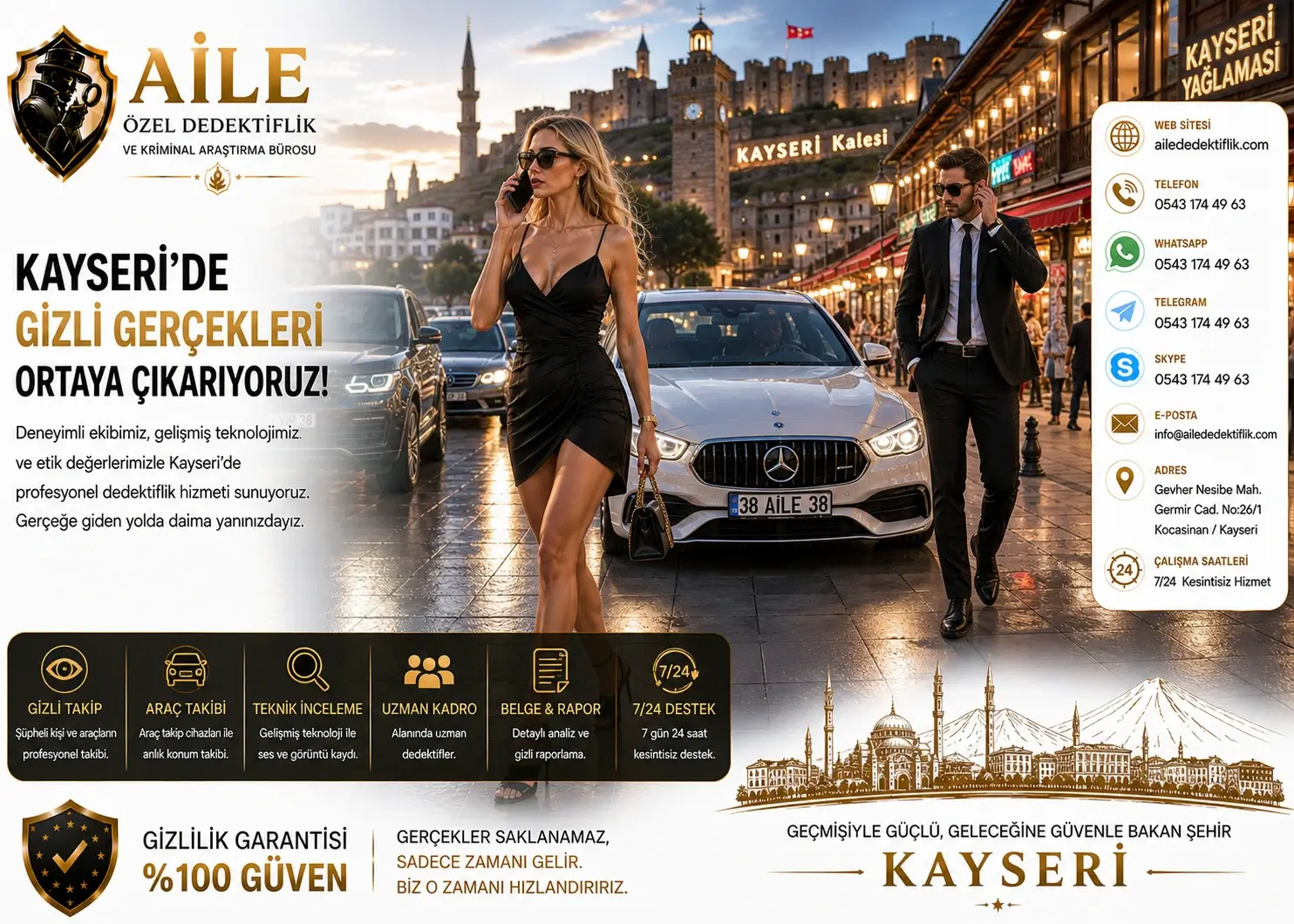 15. Kayseri’de Hizmet Veren Kurumsal Özel Dedektiflik Firmaları