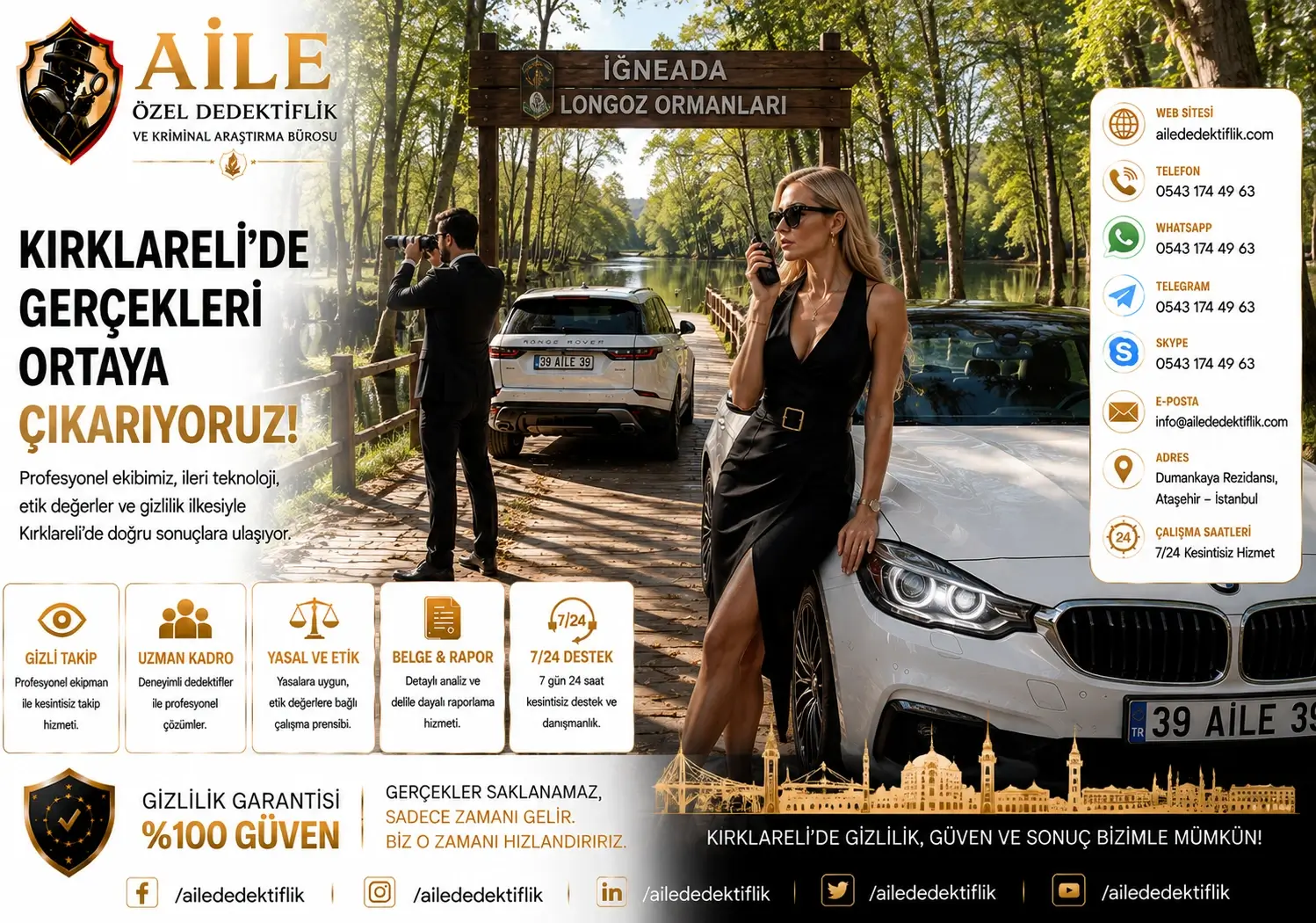 6. Kırklareli’de Telefon Takibi ve Dijital Araştırma Talepleri