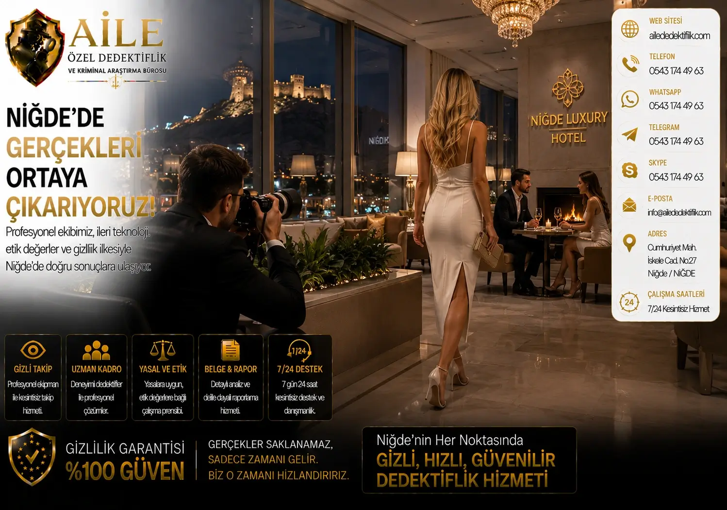 Niğde Dışında da Araştırma Hizmeti Sunan Özel Dedektiflik Büroları ve Kurumsal Kaynaklar