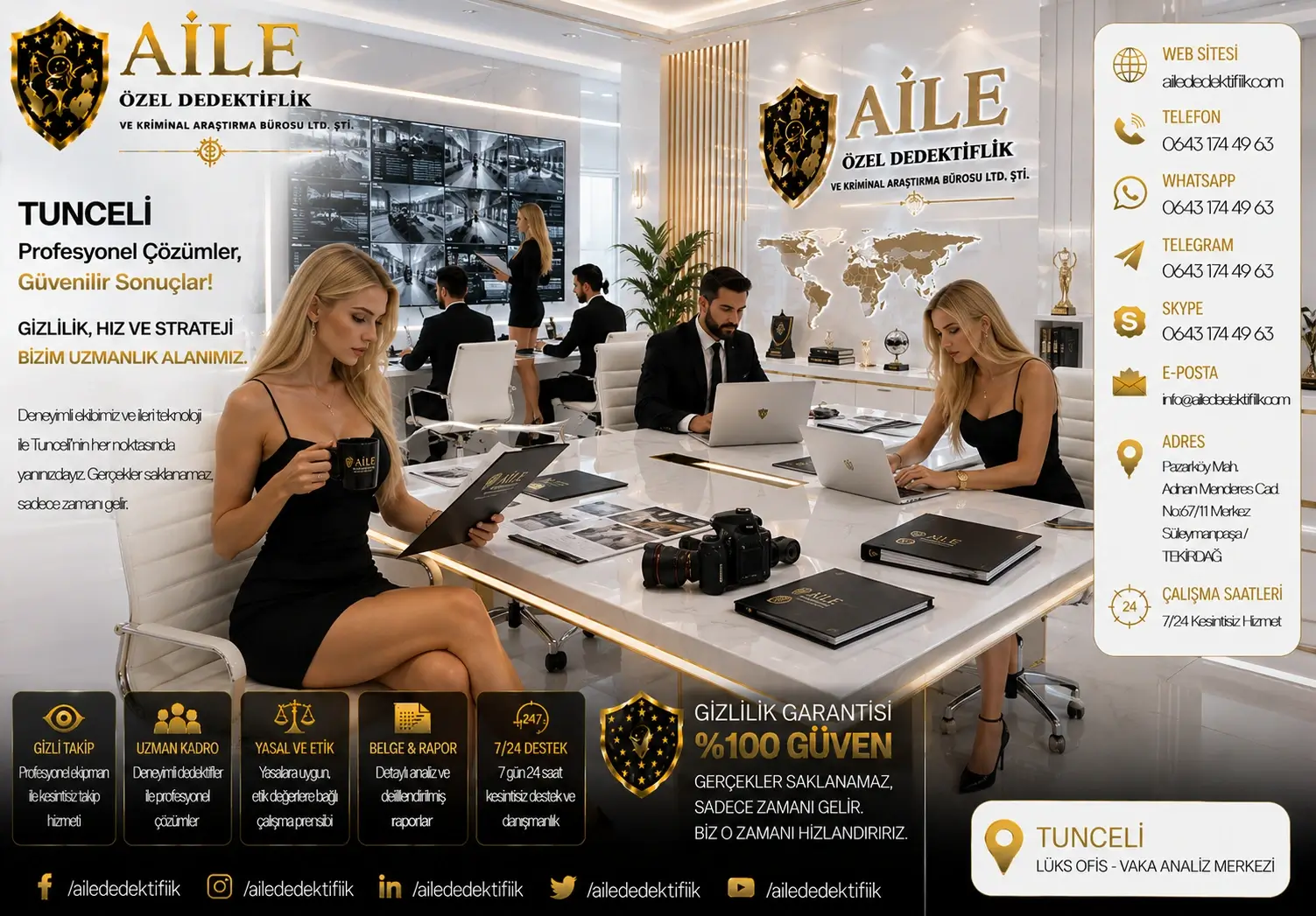 12 ÖZEL SORU VE CEVAP - TUNCELİ DEDEKTİFLİK HİZMETLERİ