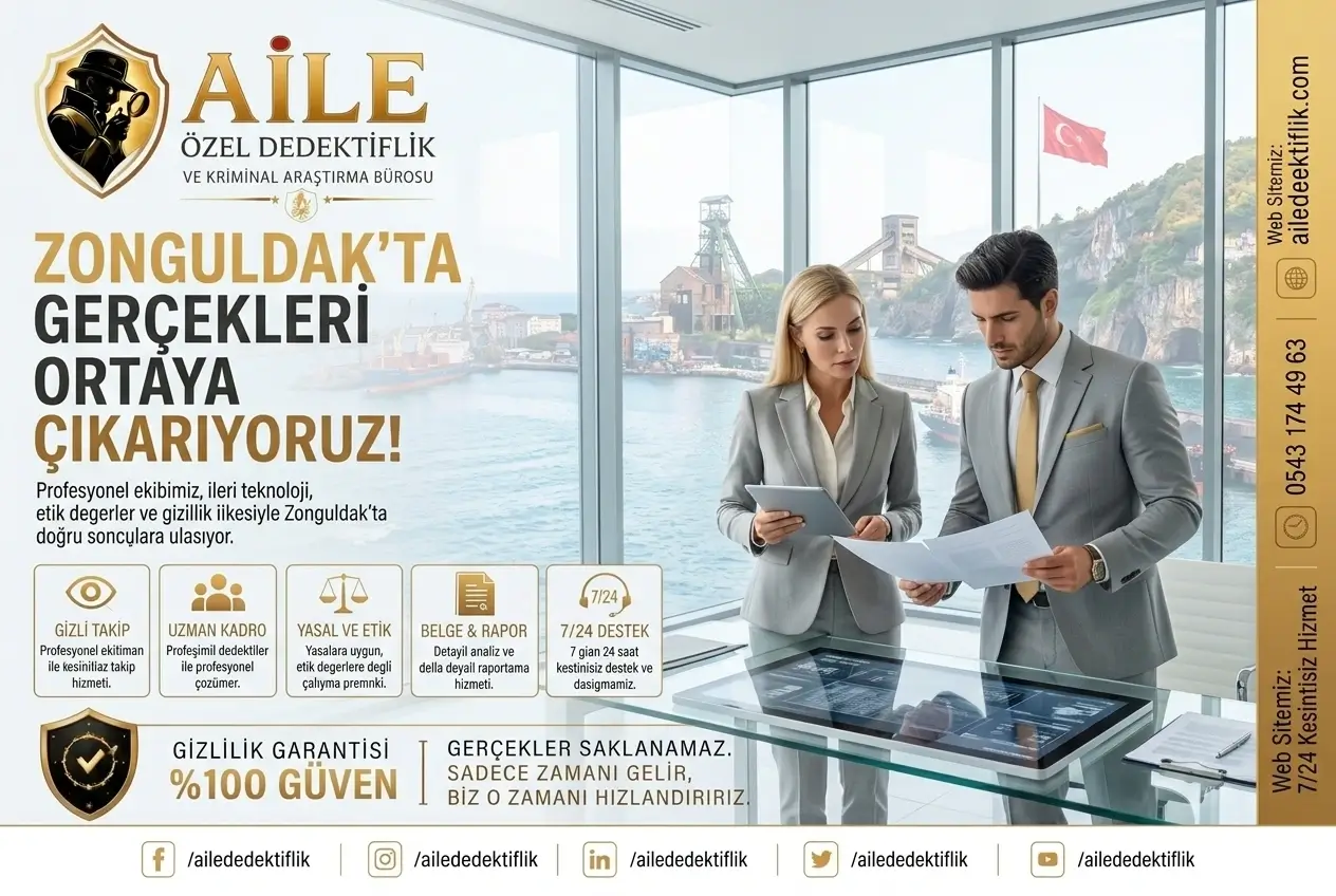 Zonguldak Özel Dedektiflik | Aile Kriminal Araştırma