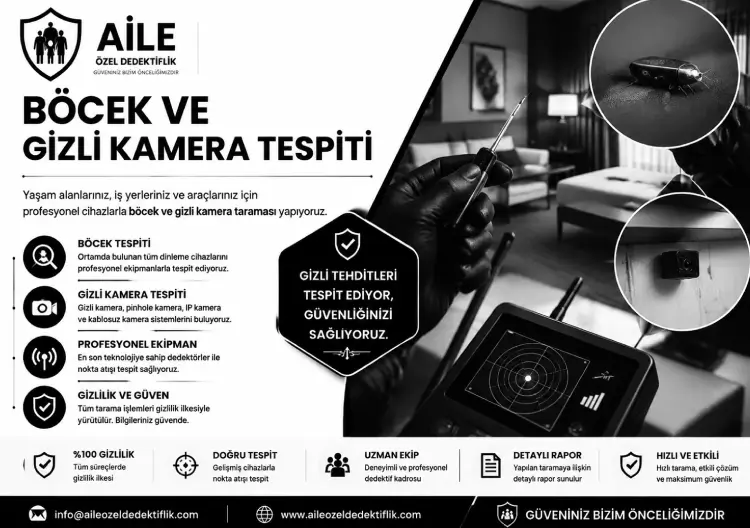 Böcek ve Gizli Kamera Tespiti